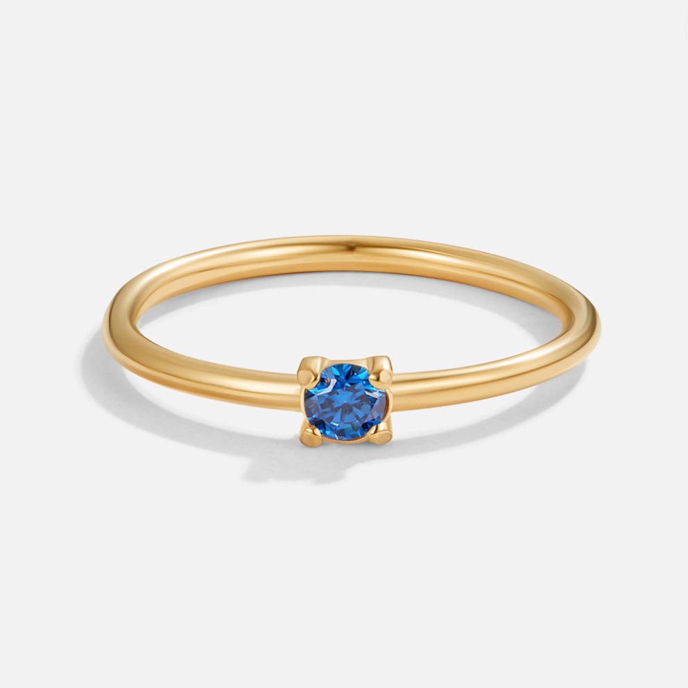 Geboortesteen 18K Gouden Ring