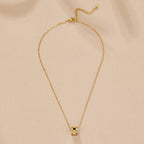 Zwarte Agaat Cube Hanger Ketting