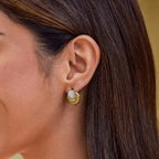 Bohemia Gouden Cat Eye Oorbellen