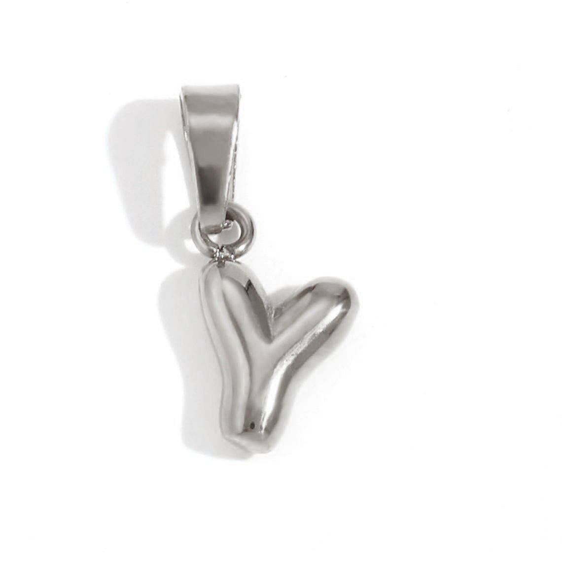 Bubble Letter Zilveren Ketting