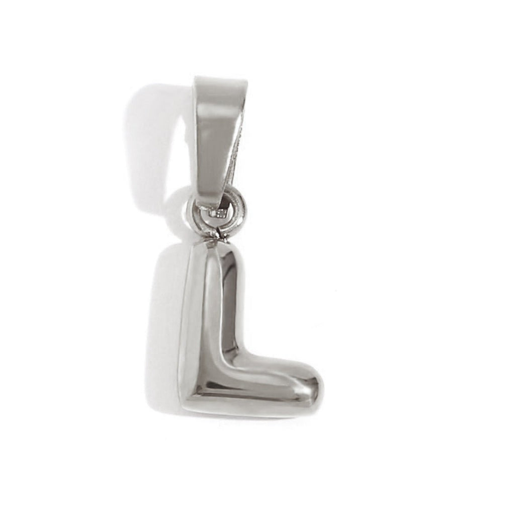 Bubble Letter Zilveren Ketting