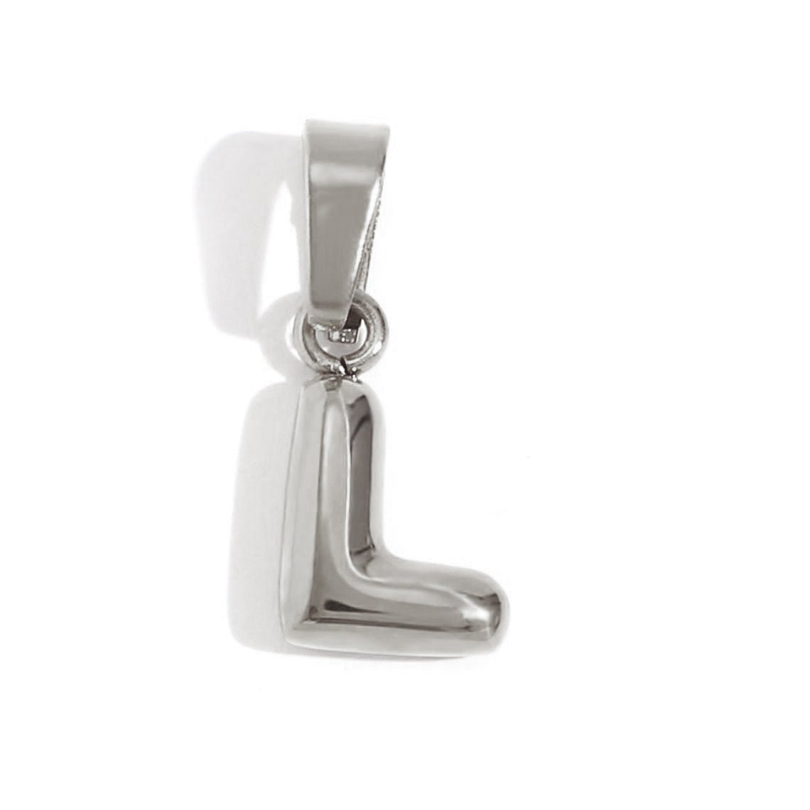 Bubble Letter Zilveren Ketting