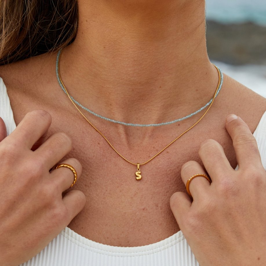 Bubble Letter Ketting