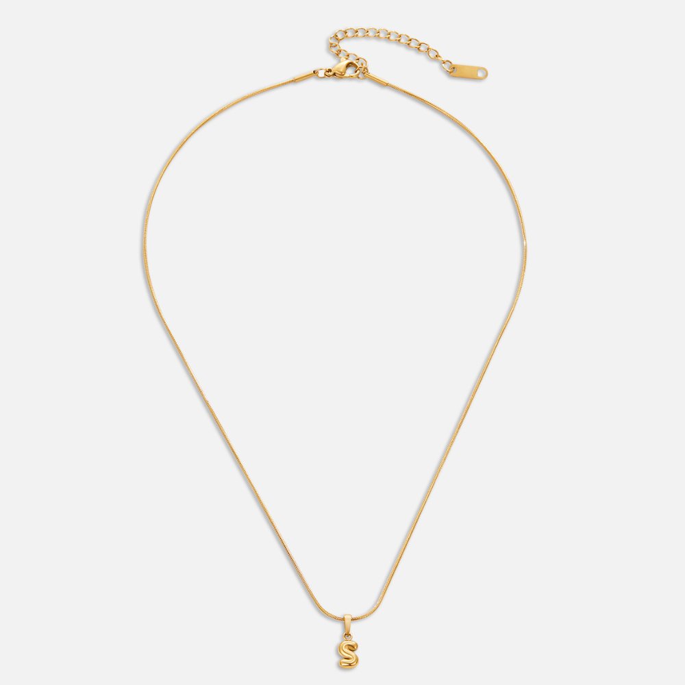 Bubble Letter Ketting