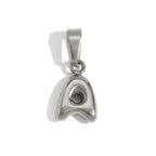 Bubble Letter Zilveren Ketting