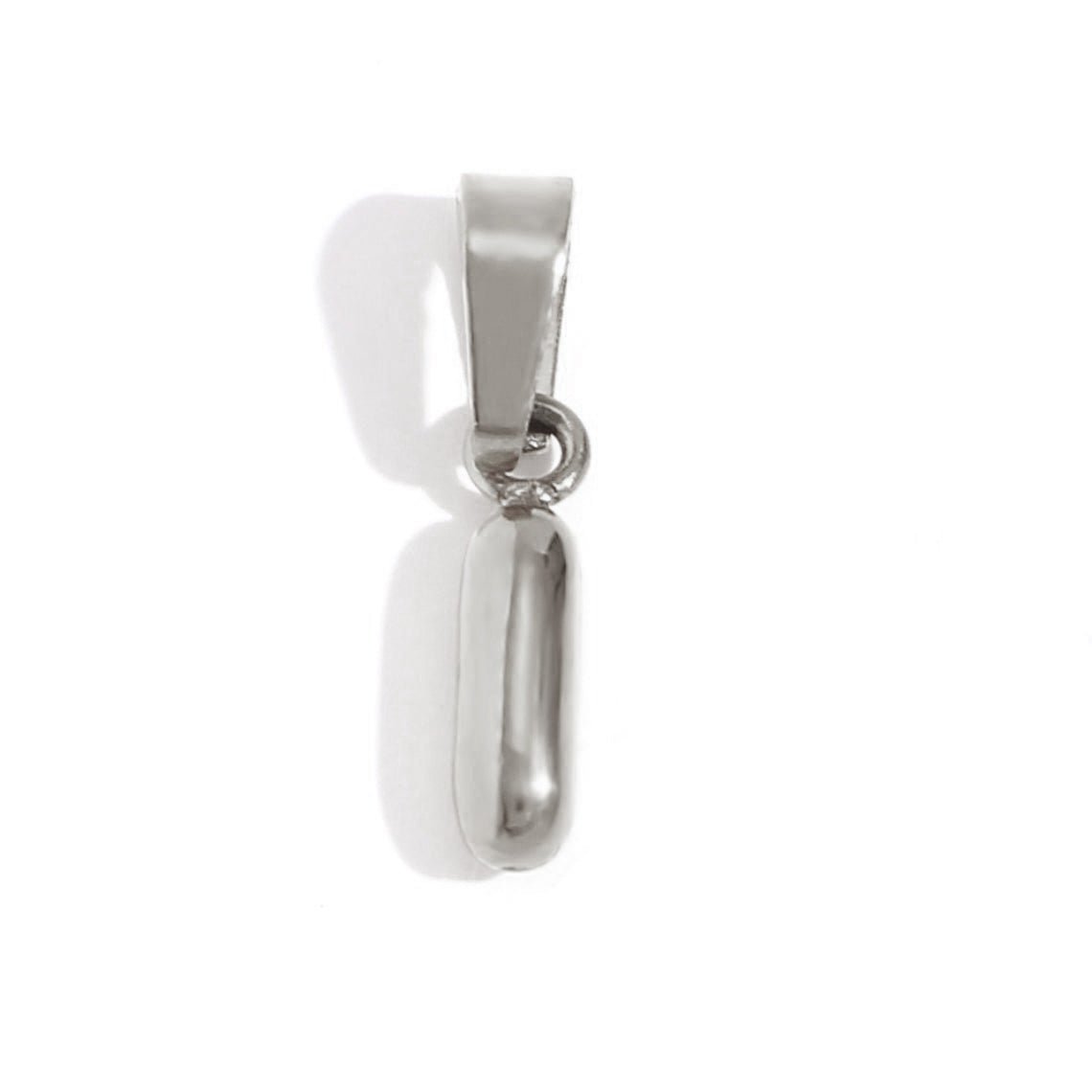 Bubble Letter Zilveren Ketting
