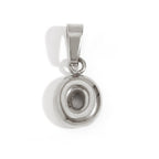 Bubble Letter Zilveren Ketting