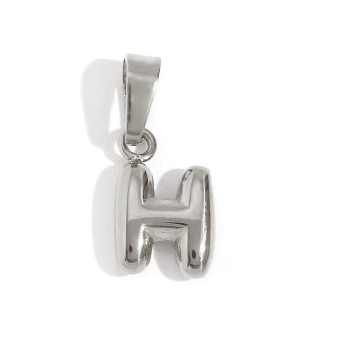 Bubble Letter Zilveren Ketting