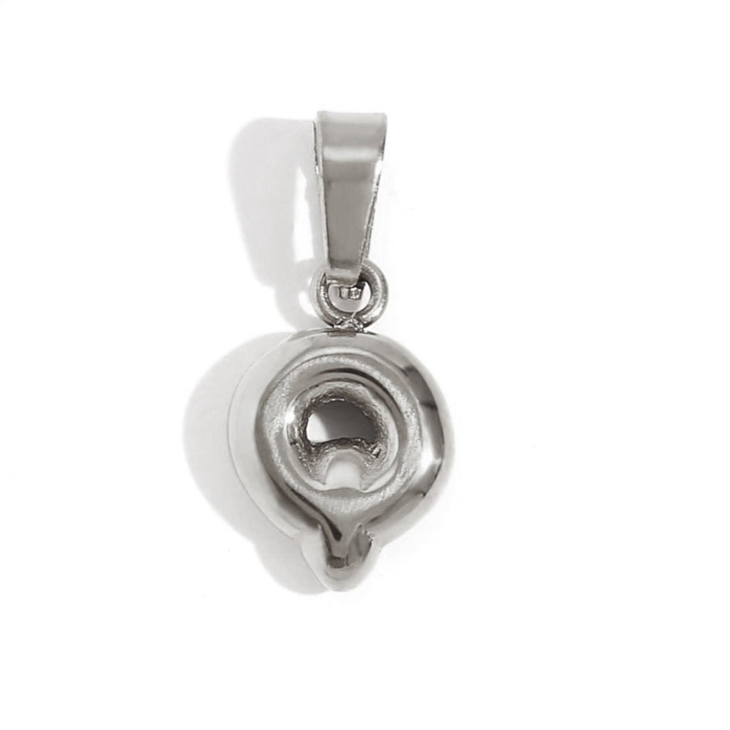 Bubble Letter Zilveren Ketting