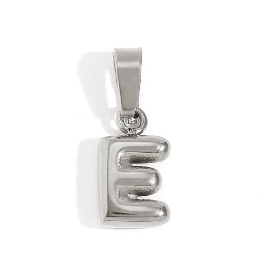 Bubble Letter Zilveren Ketting