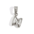 Bubble Letter Zilveren Ketting