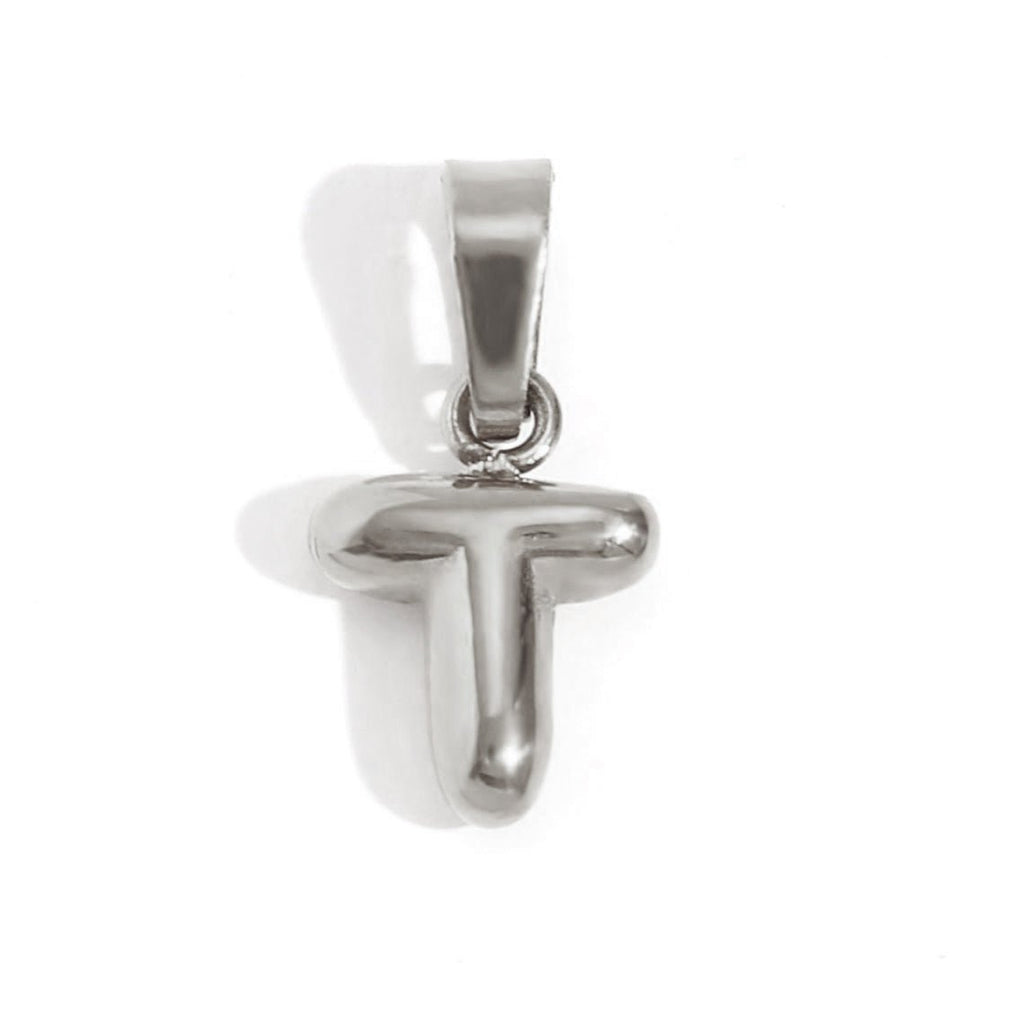 Bubble Letter Zilveren Ketting