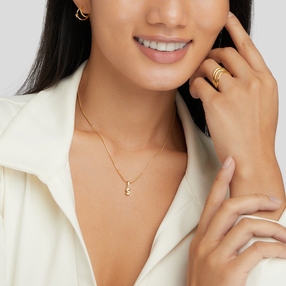 Bubble Letter Ketting