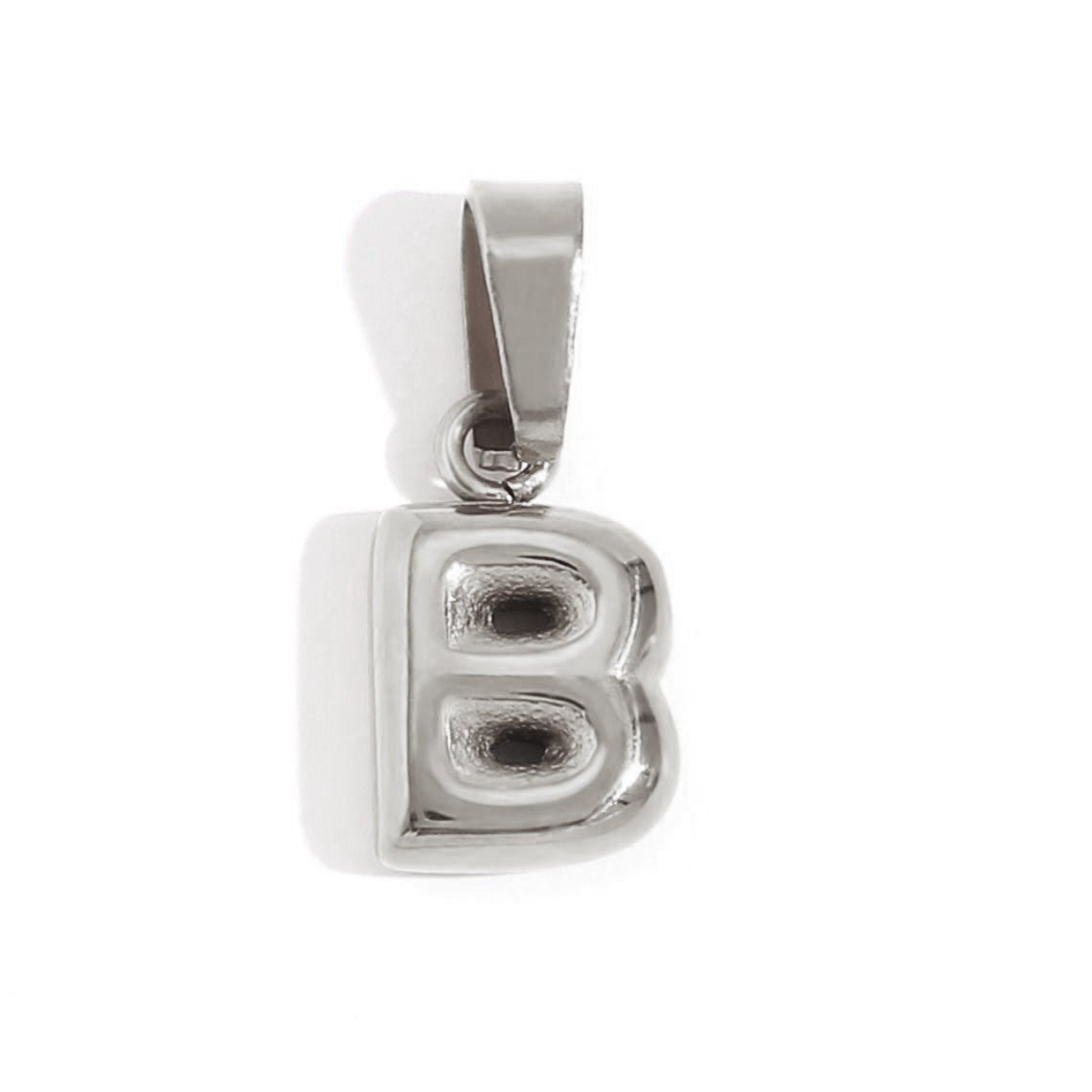 Bubble Letter Zilveren Ketting