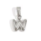 Bubble Letter Zilveren Ketting