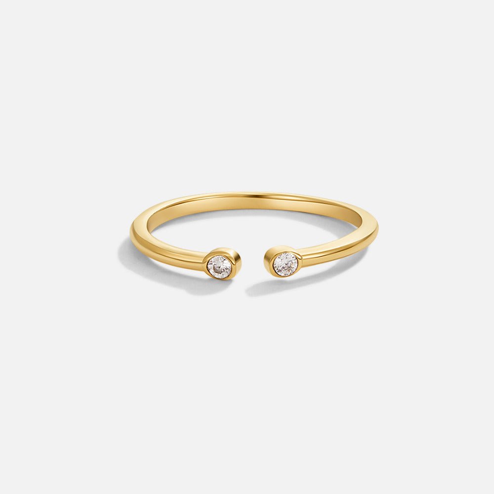 Cali Gouden Kristallen Ring