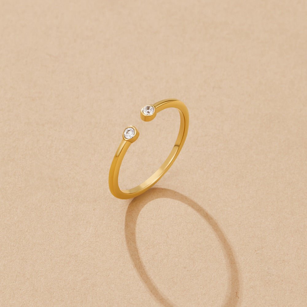 Cali Gouden Kristallen Ring