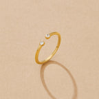 Cali Gouden Kristallen Ring