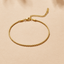 Calla Gouden Gevlochten Ketting Enkelband