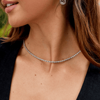 Calla Zilveren Gevlochten Ketting