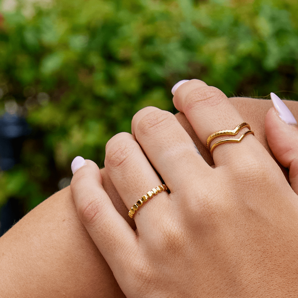 Callie Gouden Band Ring Secundaire afbeelding