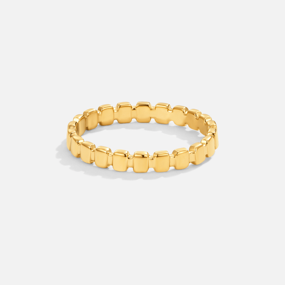 Callie Gouden Band Ring Hoofdafbeelding