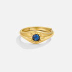 Celestial Blue Star Gouden Ring