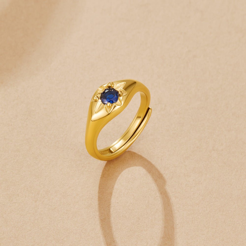 Celestial Blue Star Ring Hoofdafbeelding