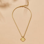 Celestial Gouden Coin Ketting