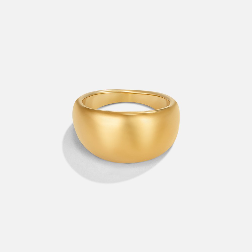 Celia Chunky Gouden Ring Hoofdafbeelding
