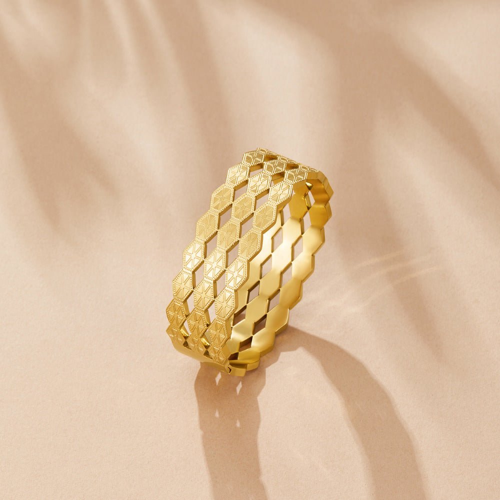 Celine Geometric Gouden Armband