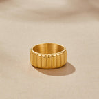 Chunky Calira Gouden Ring