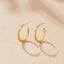 Classic Ronde Bamboo Oorbellen