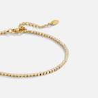 Cordelia Gouden Tennis Enkelband