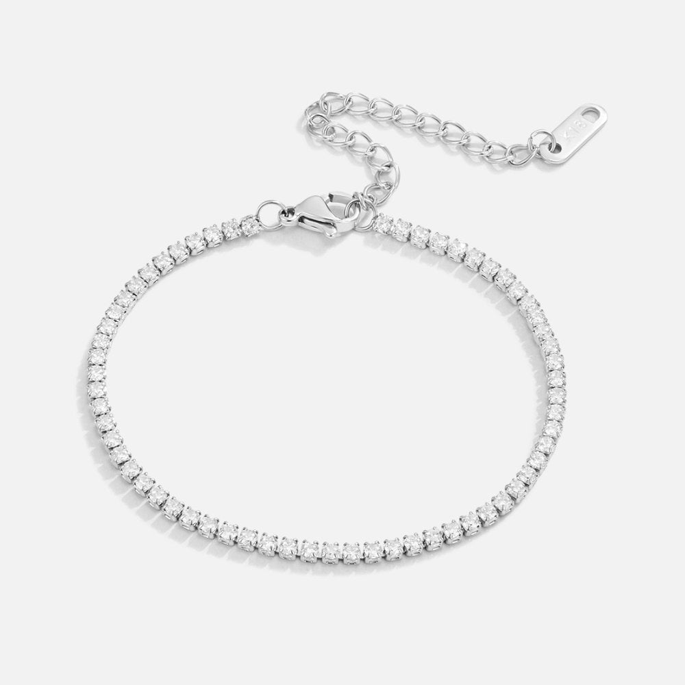 Cordelia Zilveren Tennis Armband