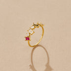 Kristallen Adeline Ring