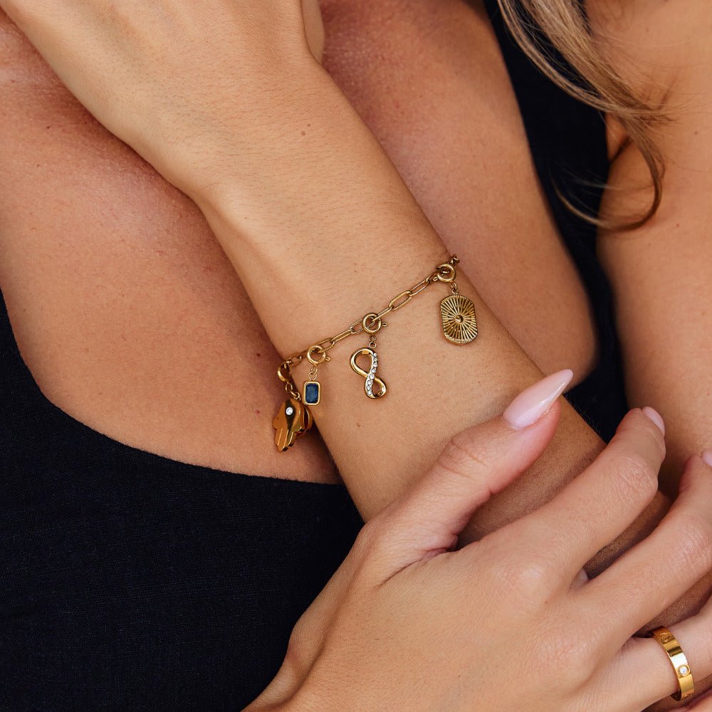 Kristallen & Gouden Infinity Bedel