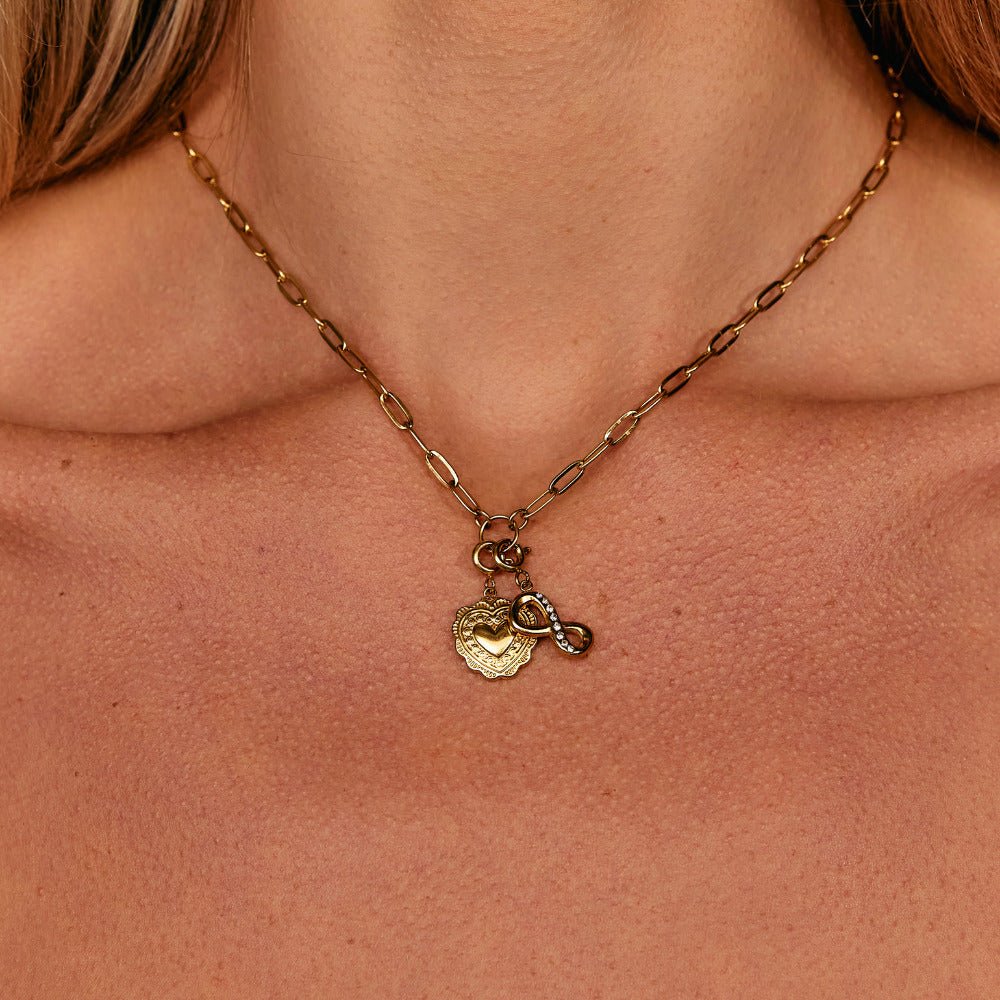 Kristallen & Gouden Infinity Bedel