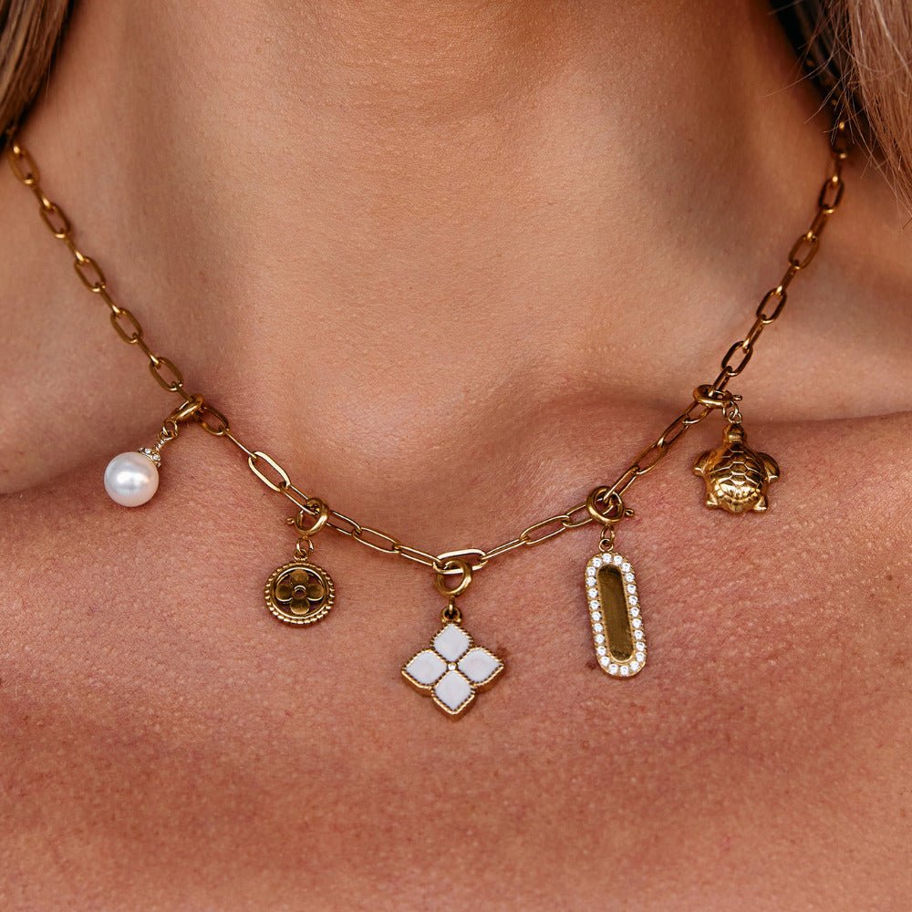Kristallen & Parel Charm