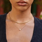 Dainty Round Kristallen Ketting