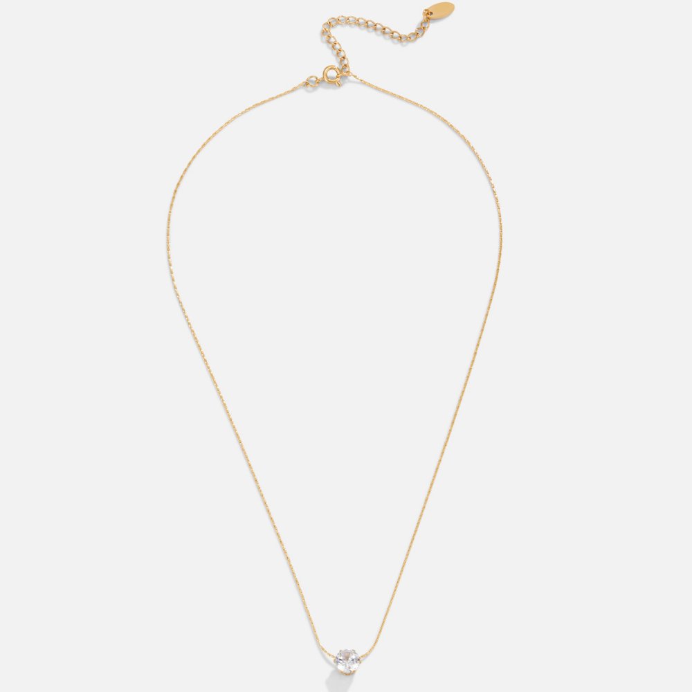Dainty Round Kristallen Ketting