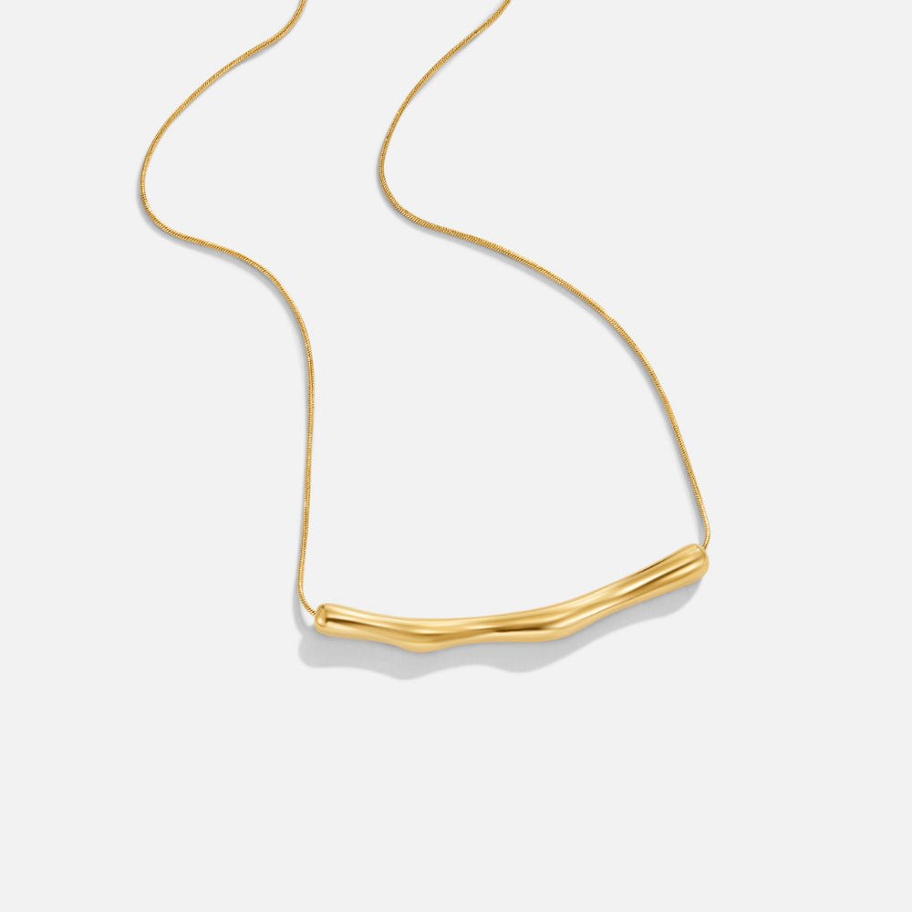 Deana Gouden Bamboo Ketting