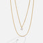 Dina Kristallen & Gouden Gelaagde Ketting