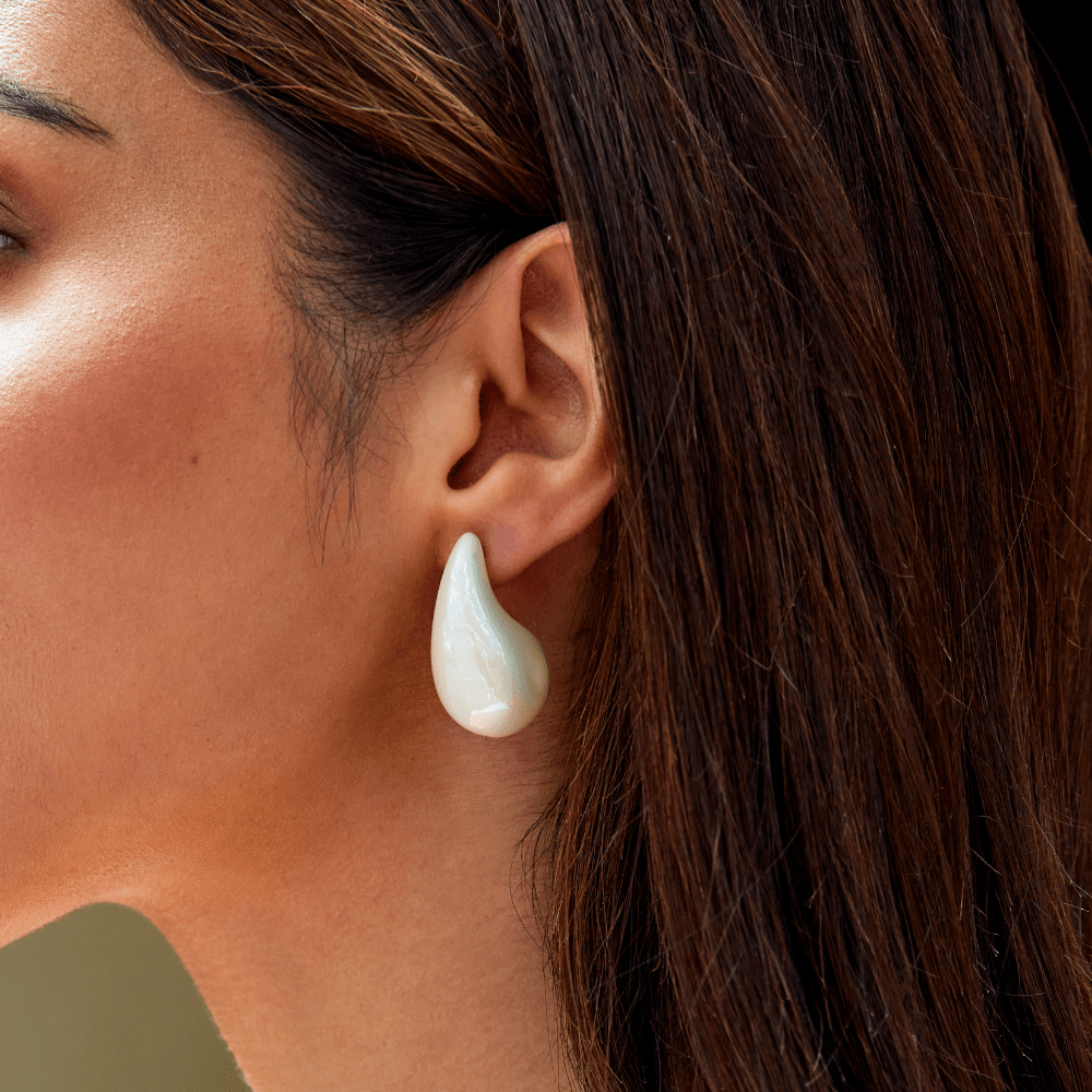 Elena Parel Teardrop Oorbellen Secundaire afbeelding