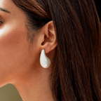 Elena Parel Teardrop Oorbellen