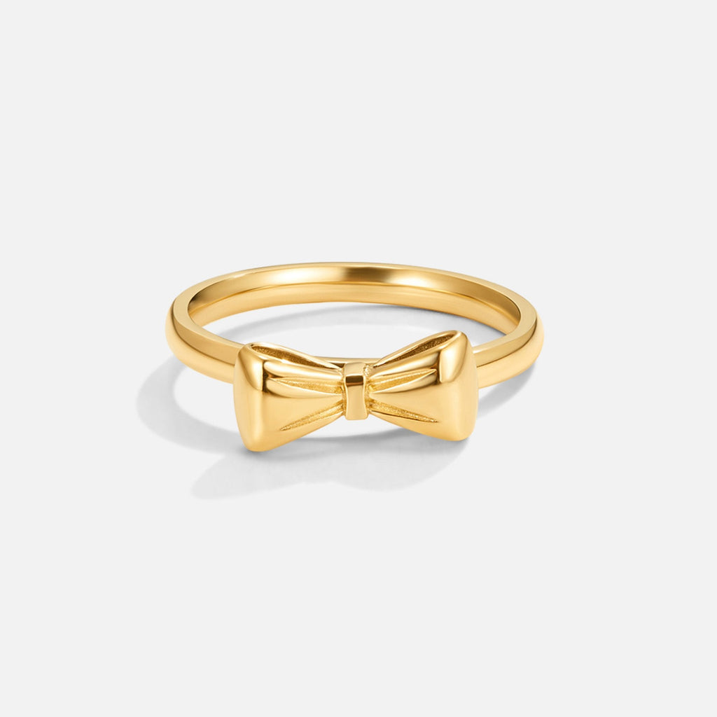 Ellie Gouden Bow Ring