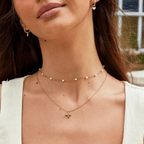 Elowyn Kristallen Petal Ketting