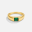 Ember Gouden Emerald Ring