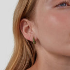 Emerald Beauty Ronde Oorbellen
