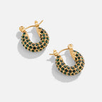 Emerald Beauty Ronde Oorbellen